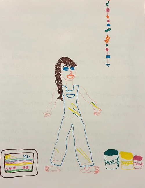 Thumbnail of inner child growth artwork