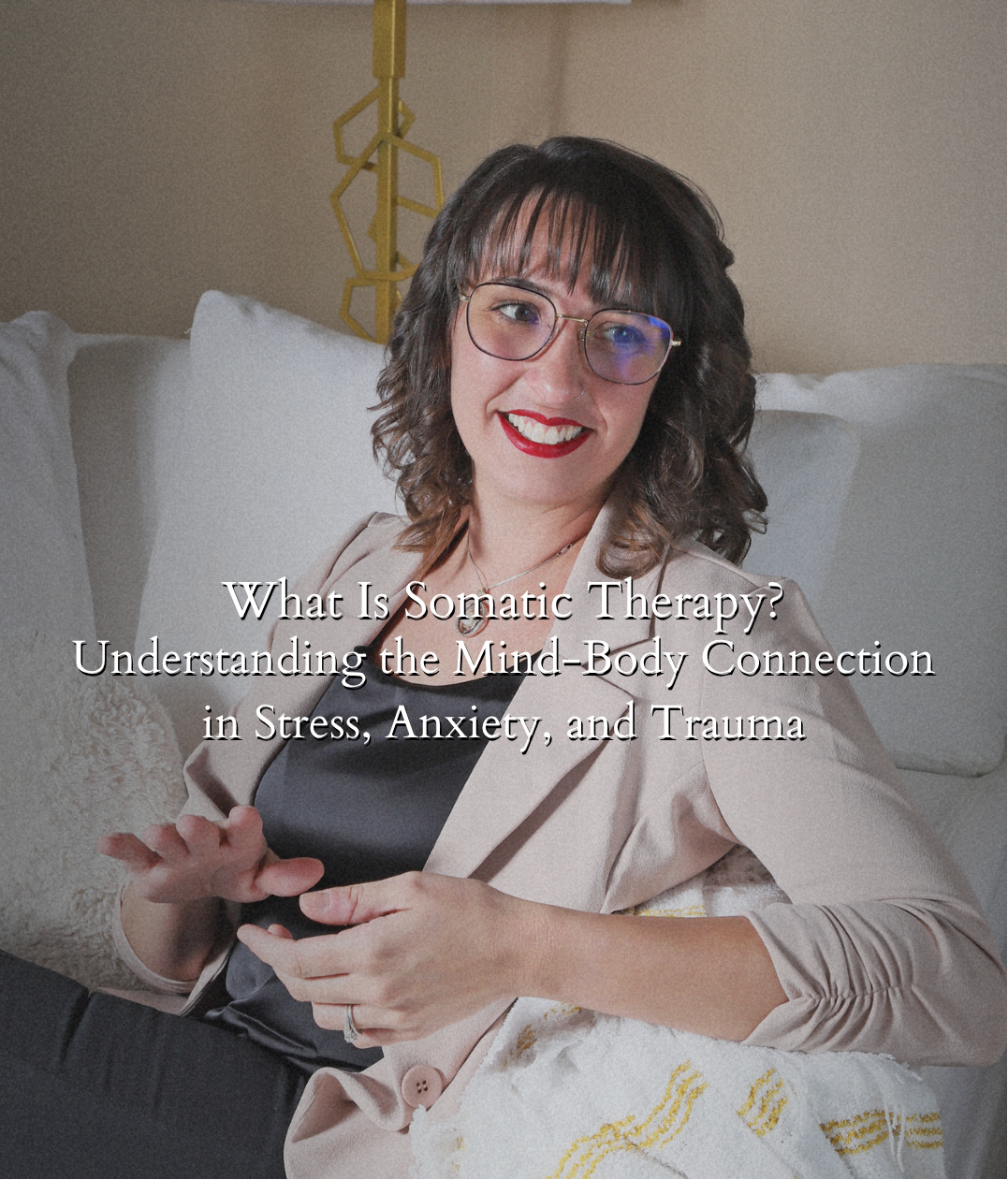 Rebecca Booth, somatic trauma-focused practitioner in Stuart, FL, discussing somatic therapy, stress, anxiety, and the mind-body connection.