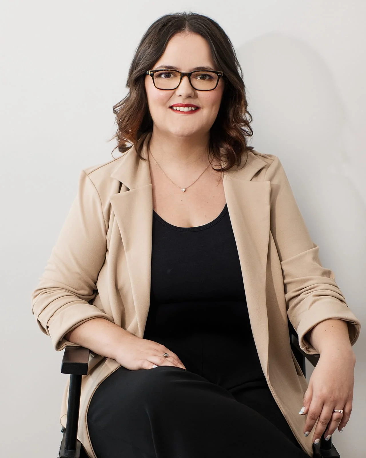 A portrait of Vicky Jiggens, Essex based cruelty free bridal hair and makeup artist.