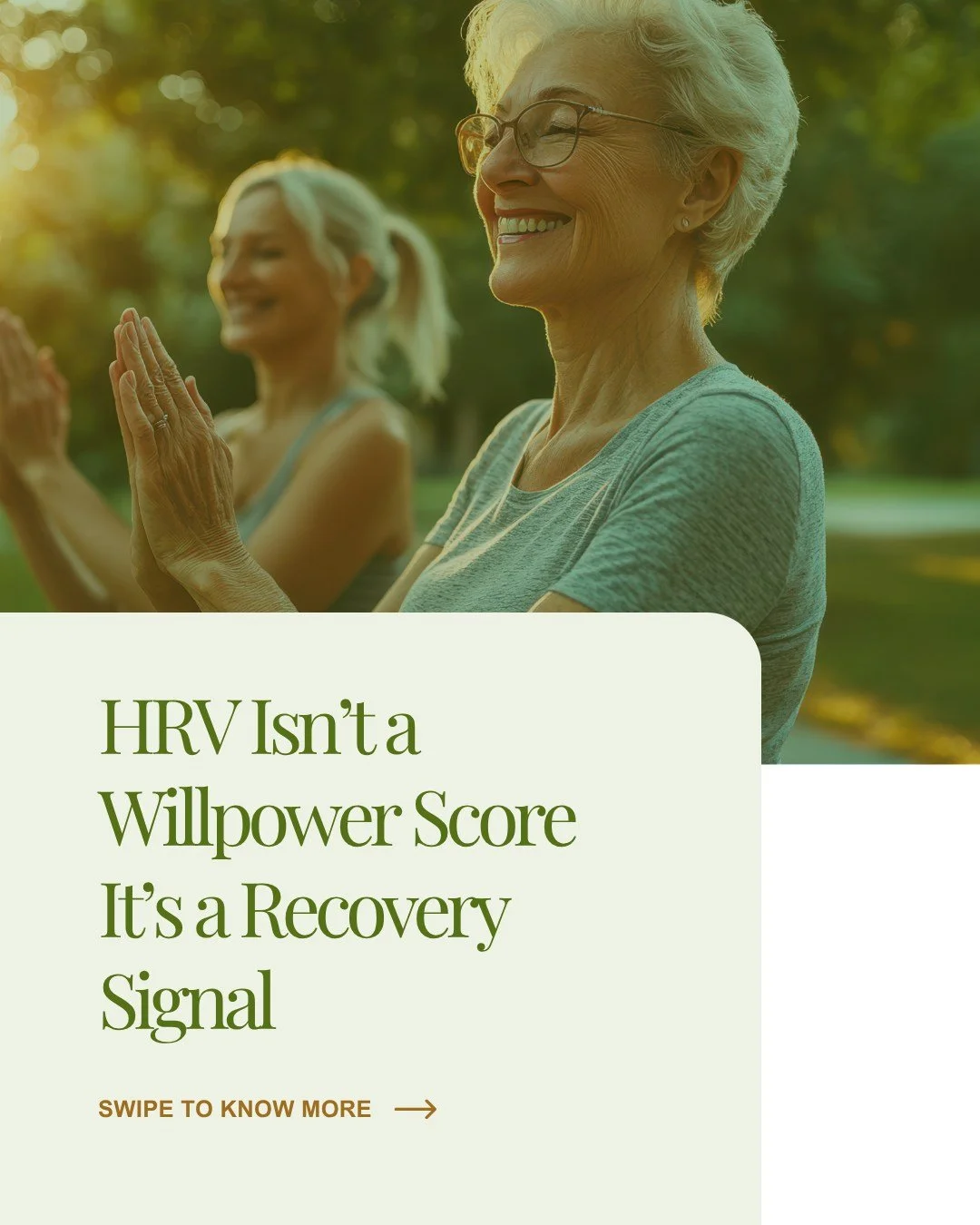 Many people think HRV measures motivation &mdash; but it&rsquo;s really about balance.

By tracking HRV, you gain insight into how your body responds to daily stress and recovery practices.

This awareness can help guide lifestyle adjustments that ma