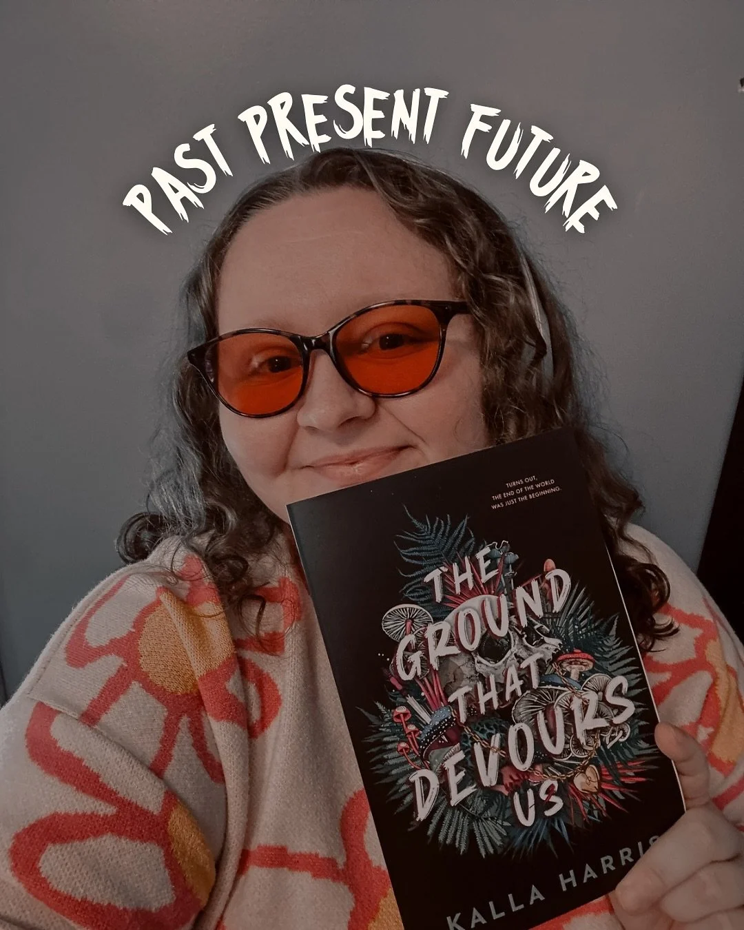 A quick look at the books that continue to take up space in my head: 

🧛🏻 THE GROUND THAT DEVOURS US (out now wherever books are sold!): A sharp-tongued teenage vampire hunter must team up with a dangerous (and unfortunately hot) vampire to save he