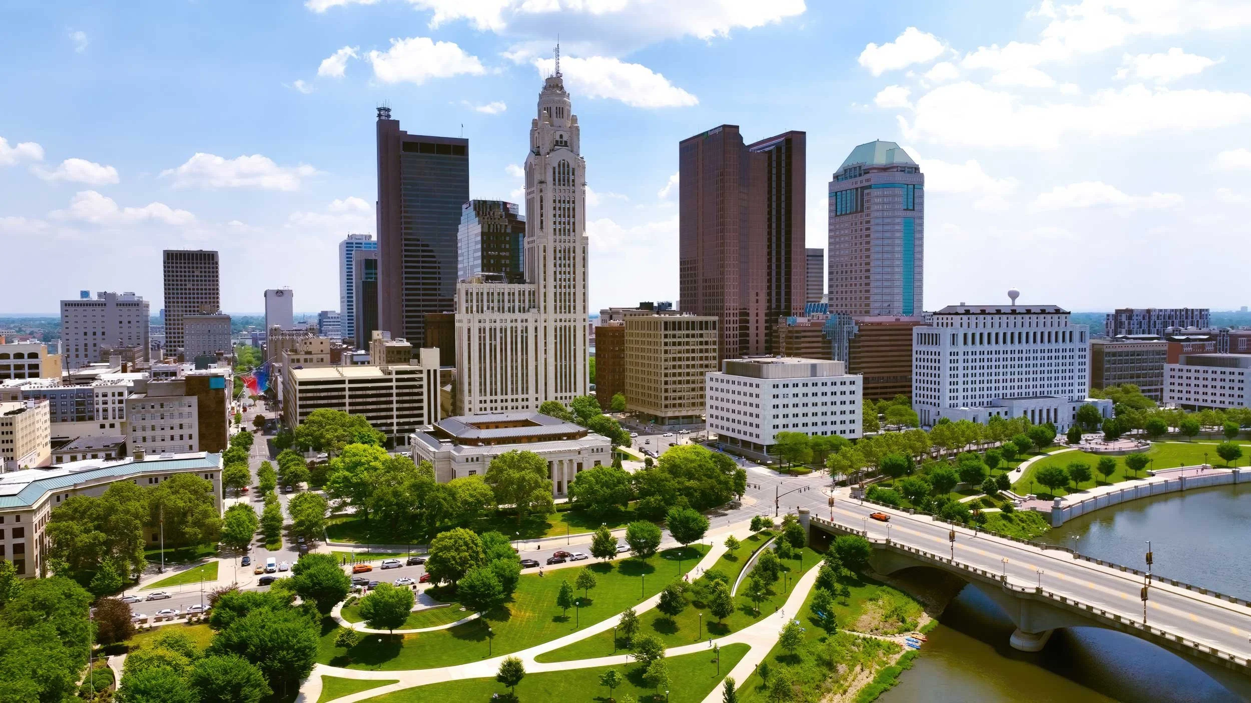 View of downtown Columbus, Ohio