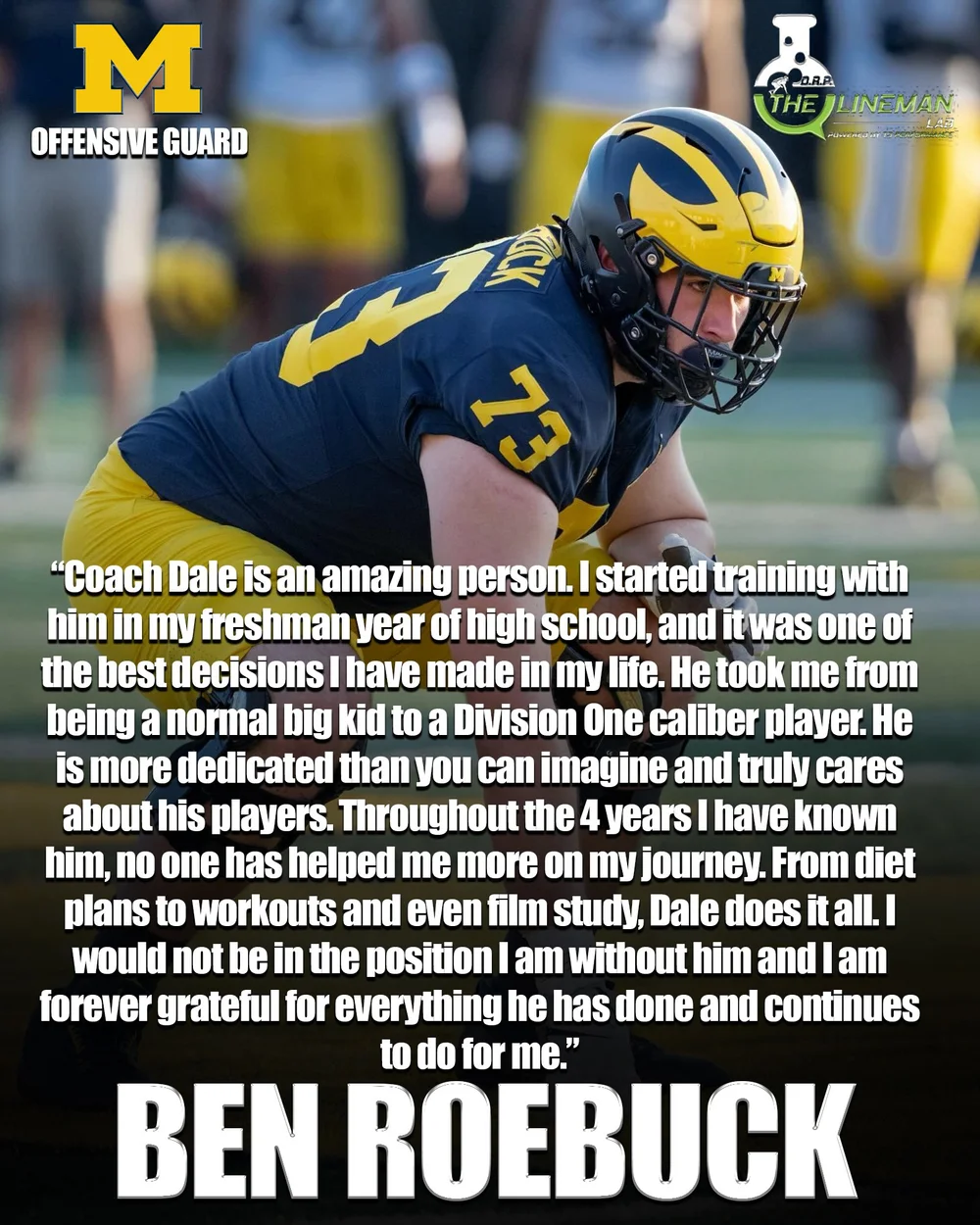 The Lineman Lab | Specialized Football Training for Linemen