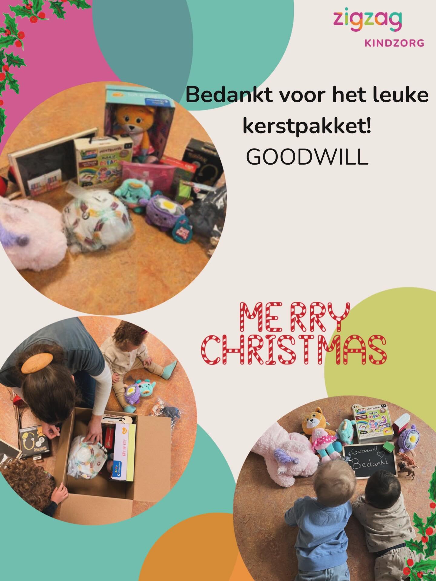 Wat zijn wij toch gelukkig met dit prachtige kerstpakket, alle kinderen wilde het direct uitpakken en mee gaan spelen!🎁🧸 #goodwillday