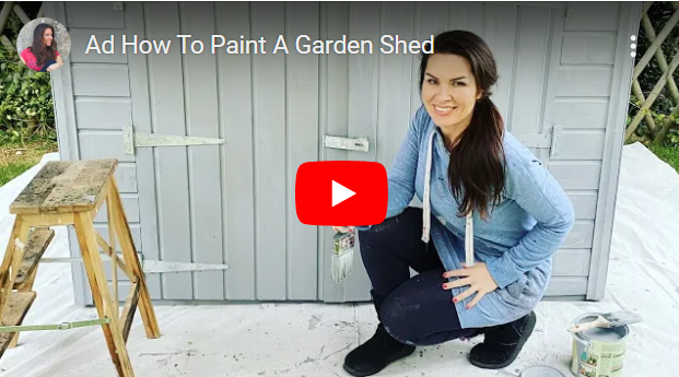 Ad. How to paint a shed
