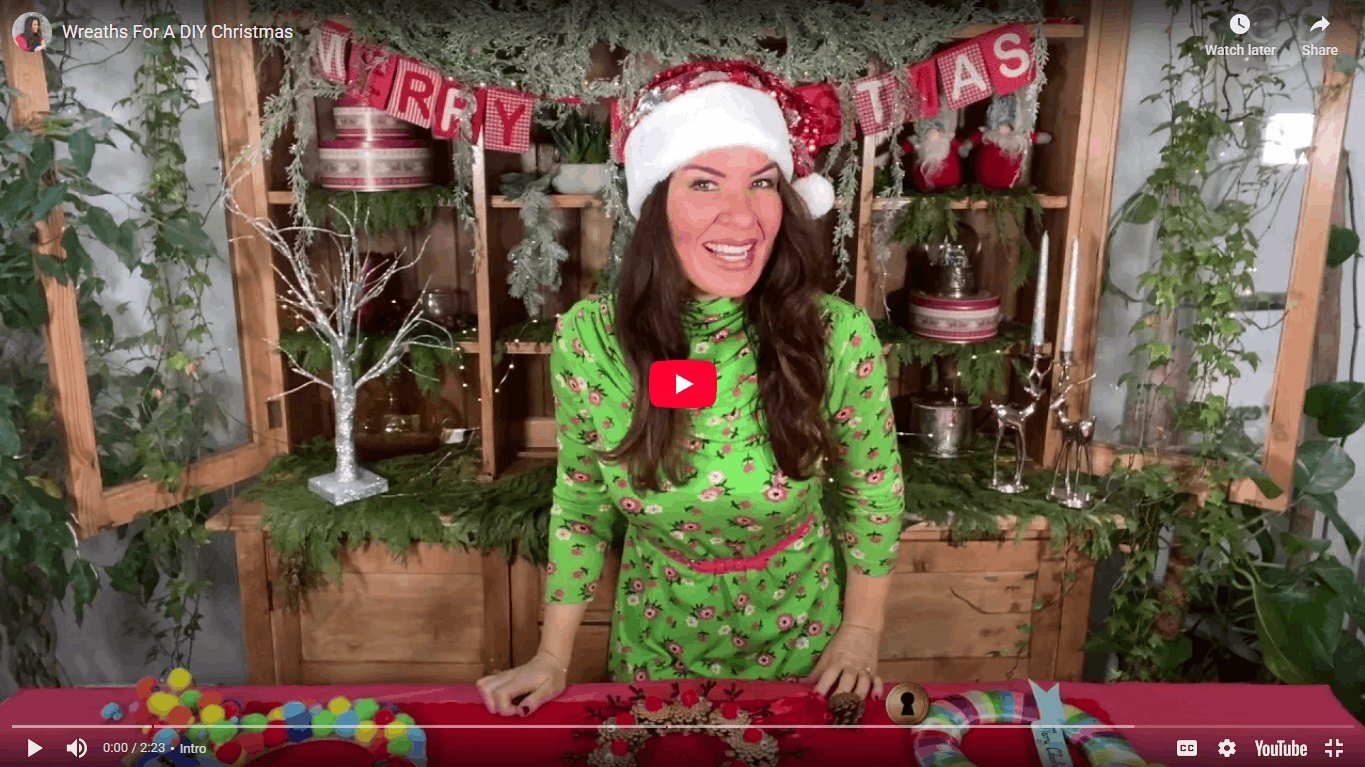 Rainbow Wreath and Reindeer Wreath