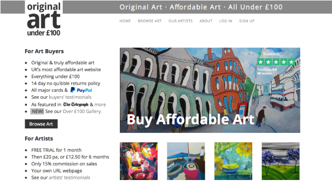 Art - Original and Affordable with The Home Genie