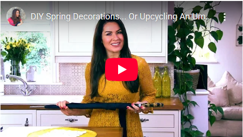 DIY Spring Decorations... Or Upcycling An Umbrella!