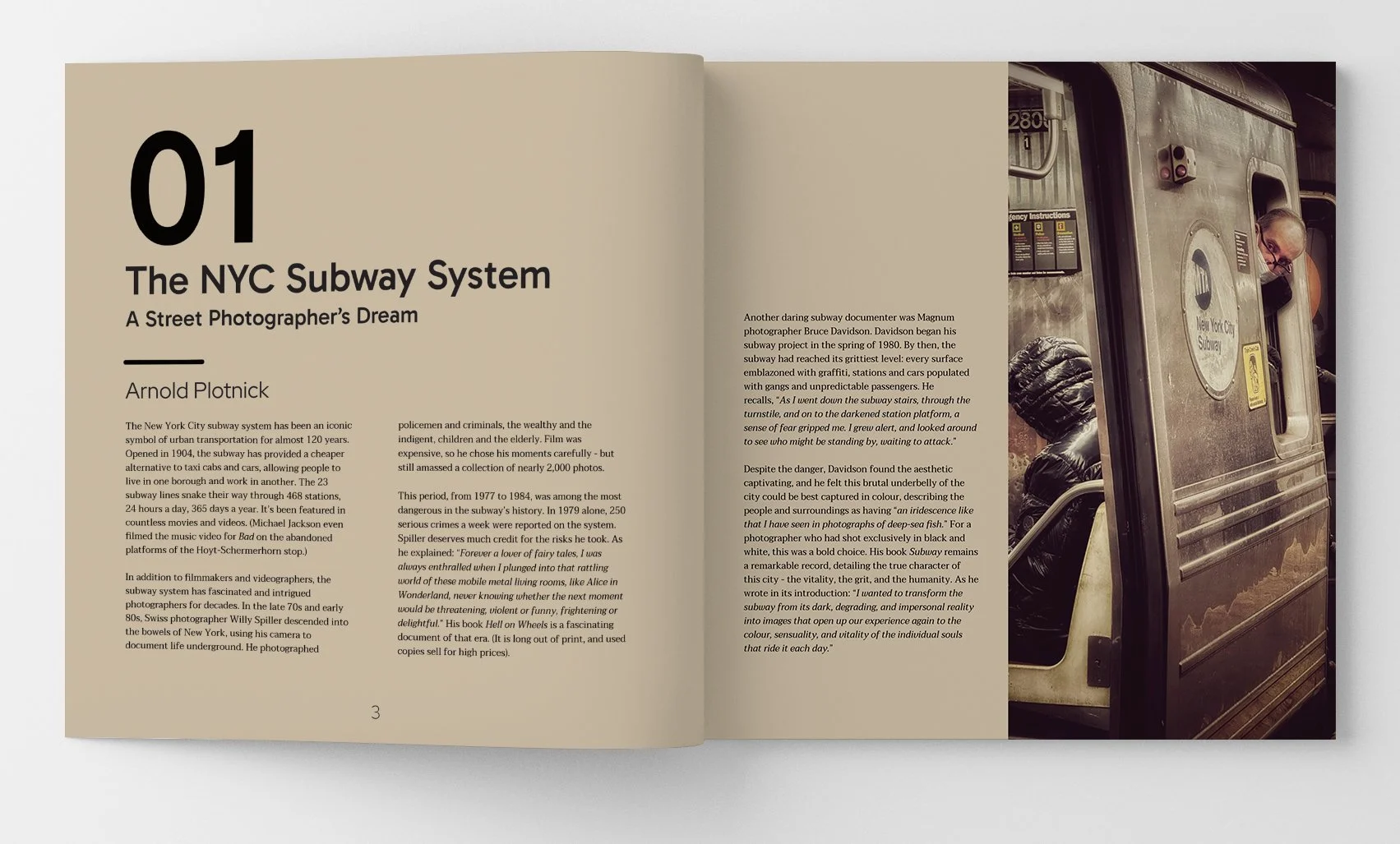 photographing the New York subway system Arnold Plotnick