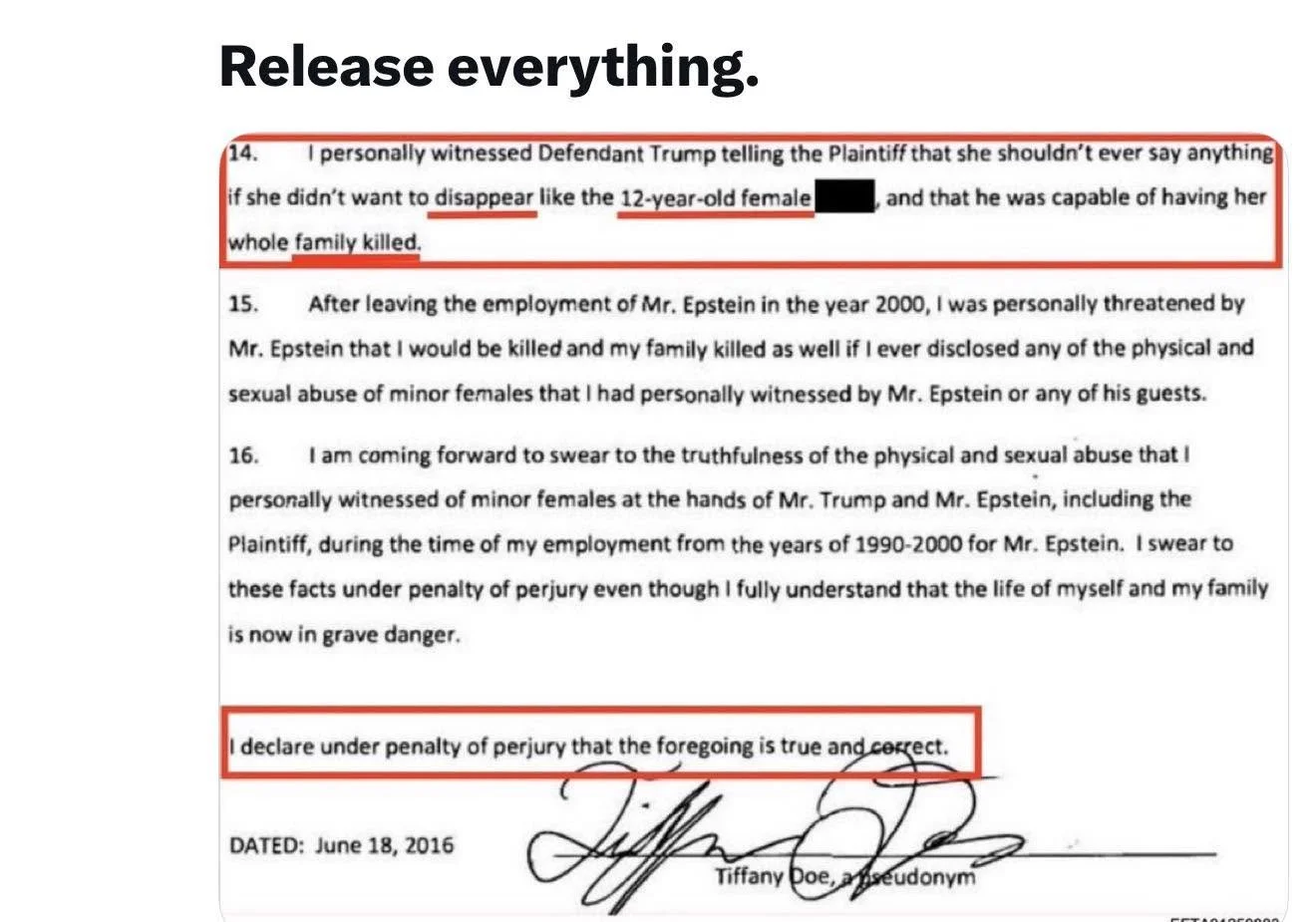 ARREST HIM #TRUMPWORLD