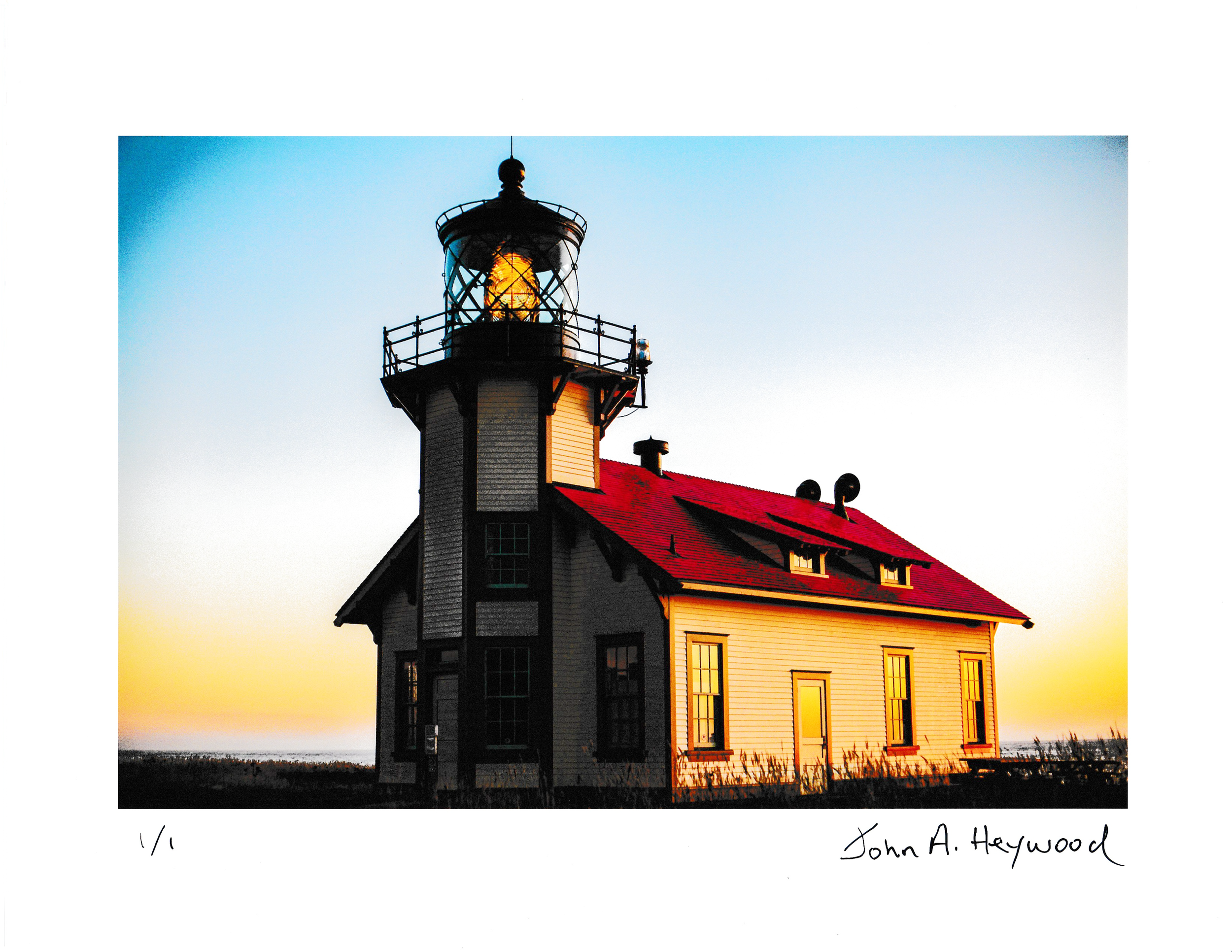 Point Cabrillo Light Station at Sunset
