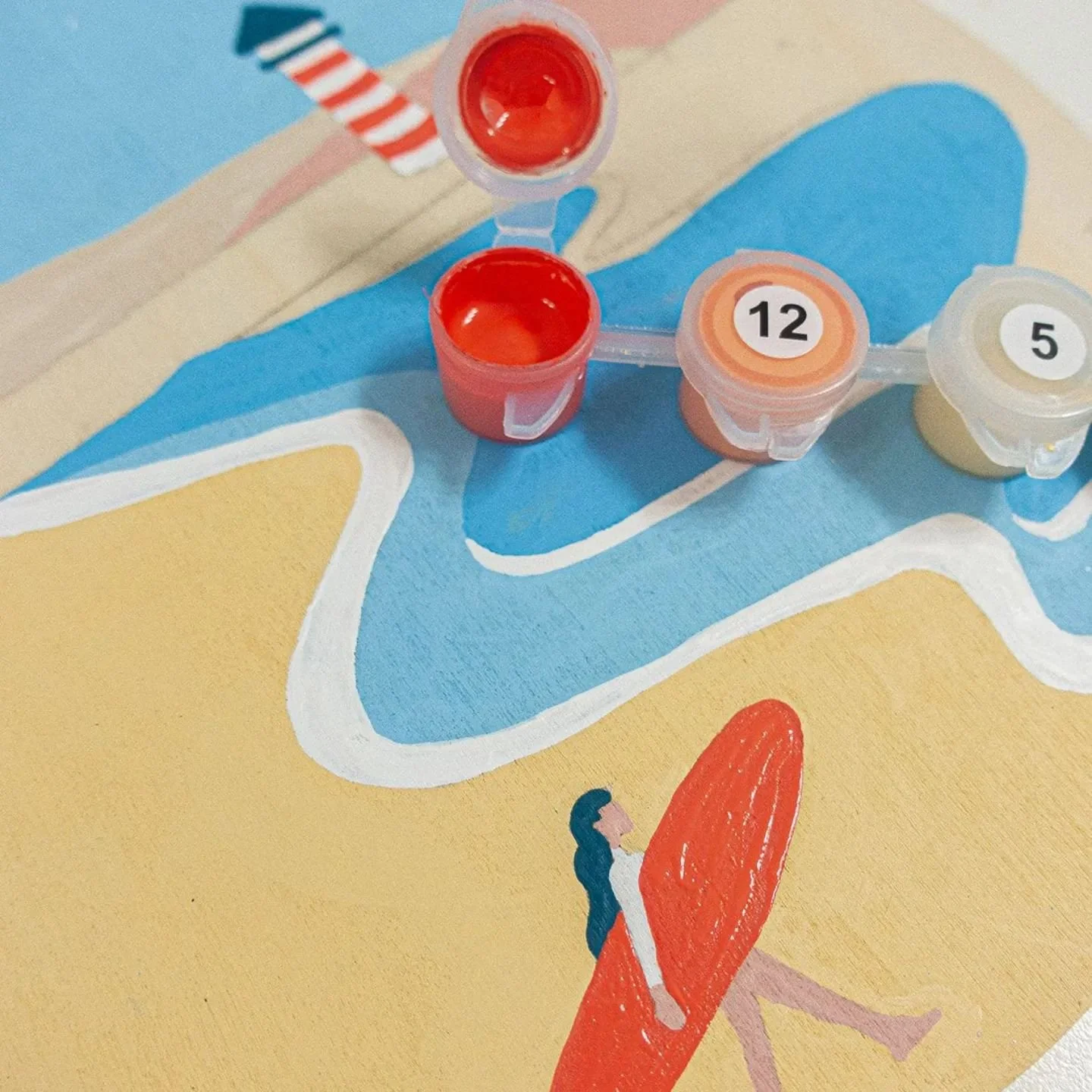 We picked each color for our kits with tons of love and care. This raspberry fresh red is one of our favorites! 🎈🍎🎀&hearts;️

Discover the joy of painting with our #PaintByNumbers kit! It's the perfect blend of #ArtTherapy and #CreativeEscape. Whe