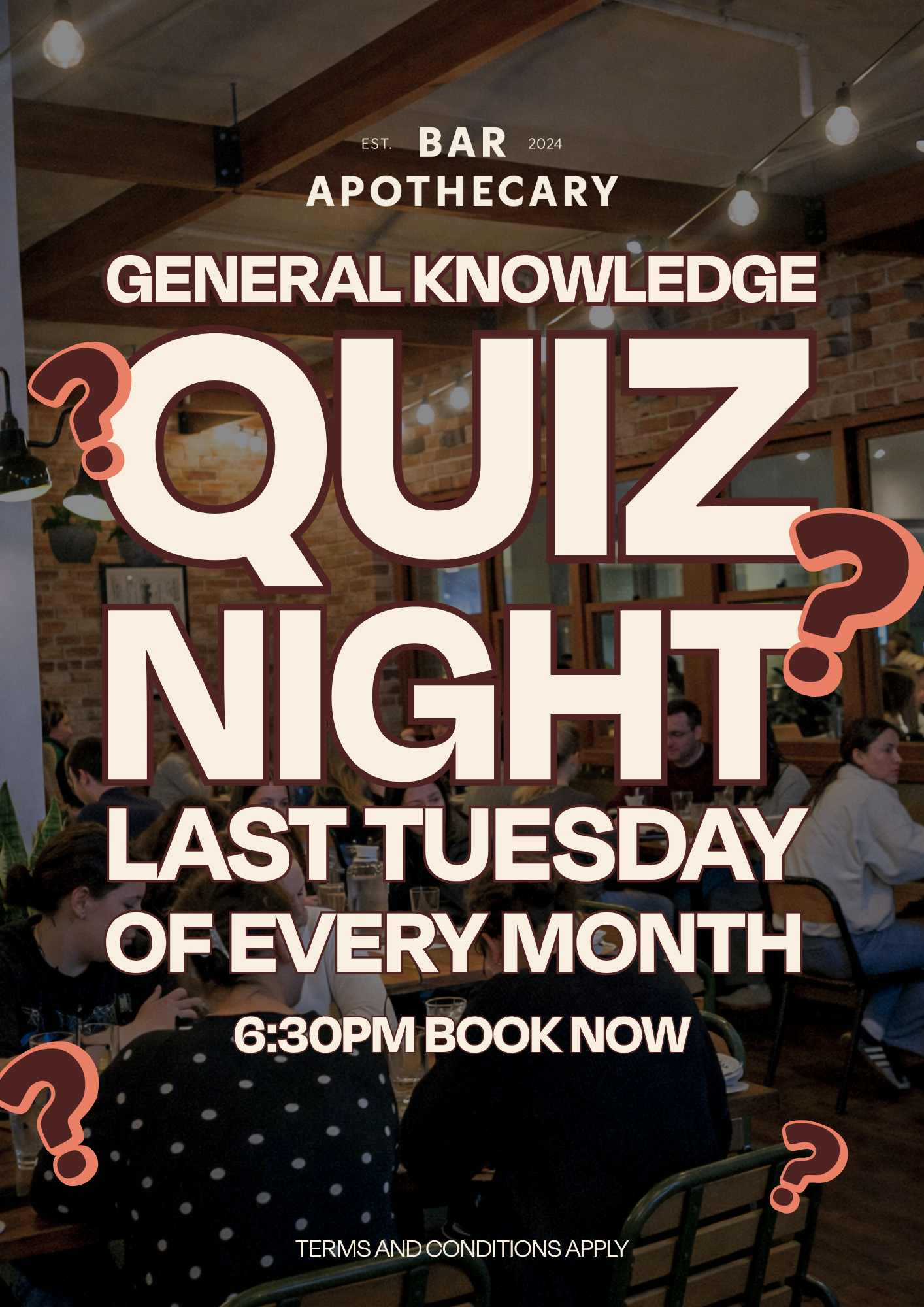 MONTHLY GENERAL KNOWLEDGE QUIZ NIGHT