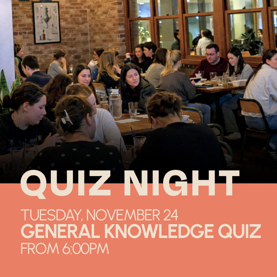 MONTHLY GENERAL KNOWLEDGE QUIZ NIGHT -NOVEMBER