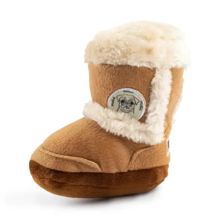 Pugg Boot Plush Fall Squeaker Dog Toy
