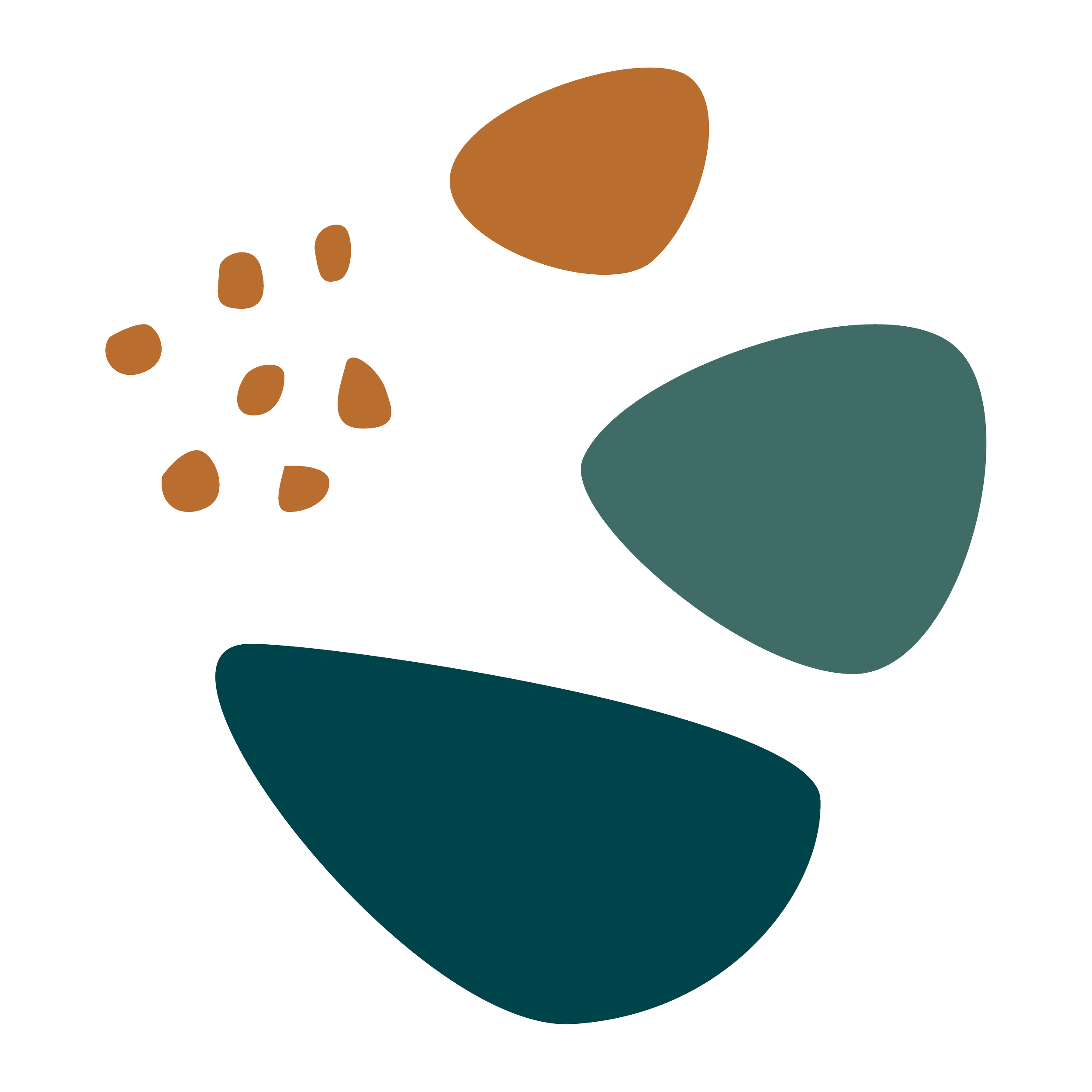 Illustration of colorful pebbles symbolizing areas for targeting in EMDR Therapy Dallas