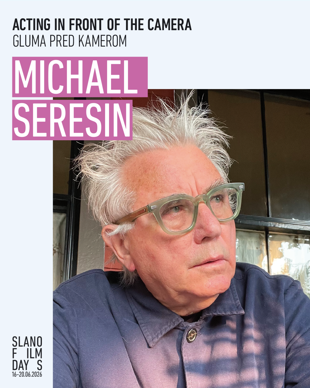 Michael Seresin vraća se u Slano s radionicom Gluma pred kamerom 