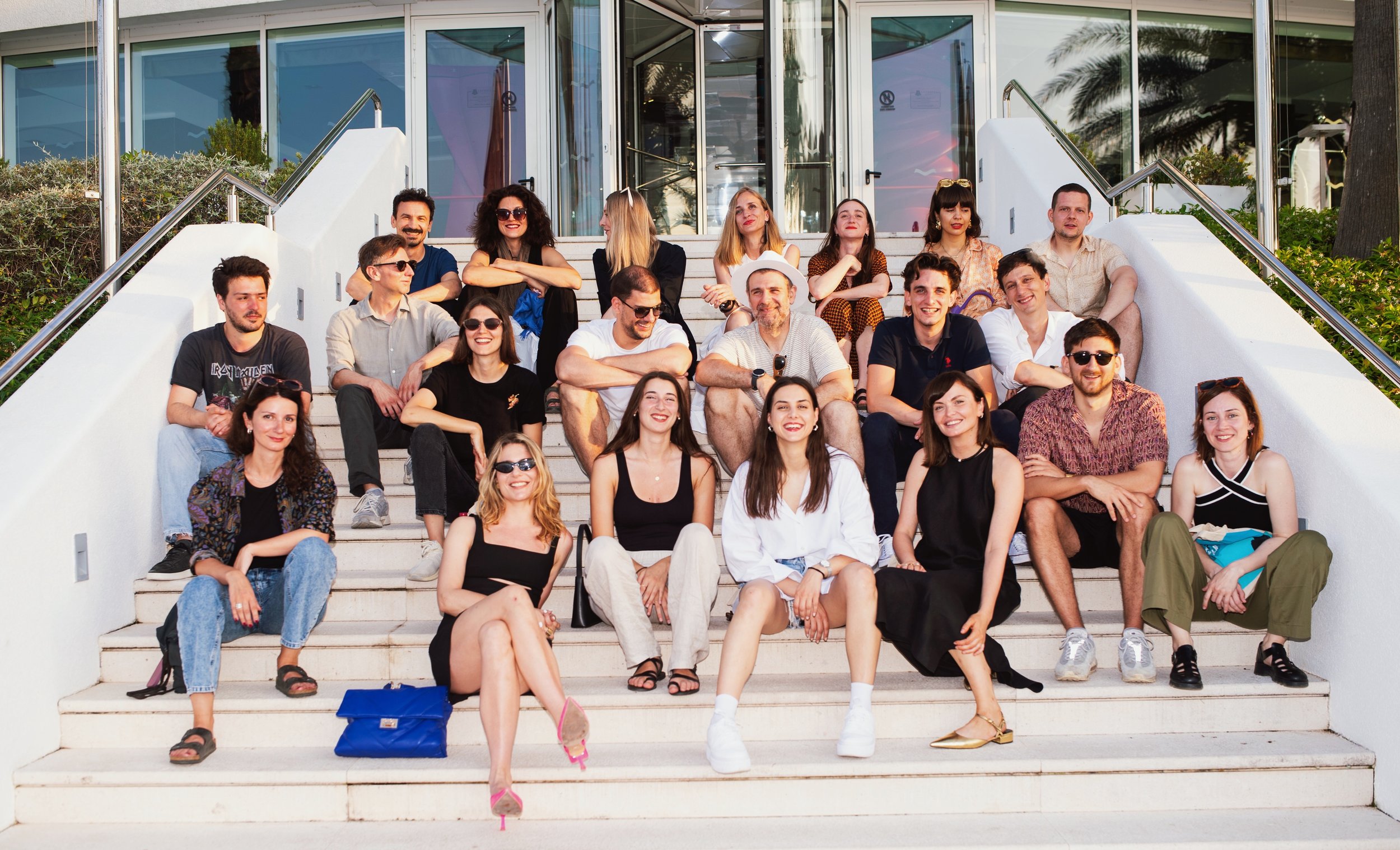 Participants - directors, actors and cinematographers on Lopud Island 