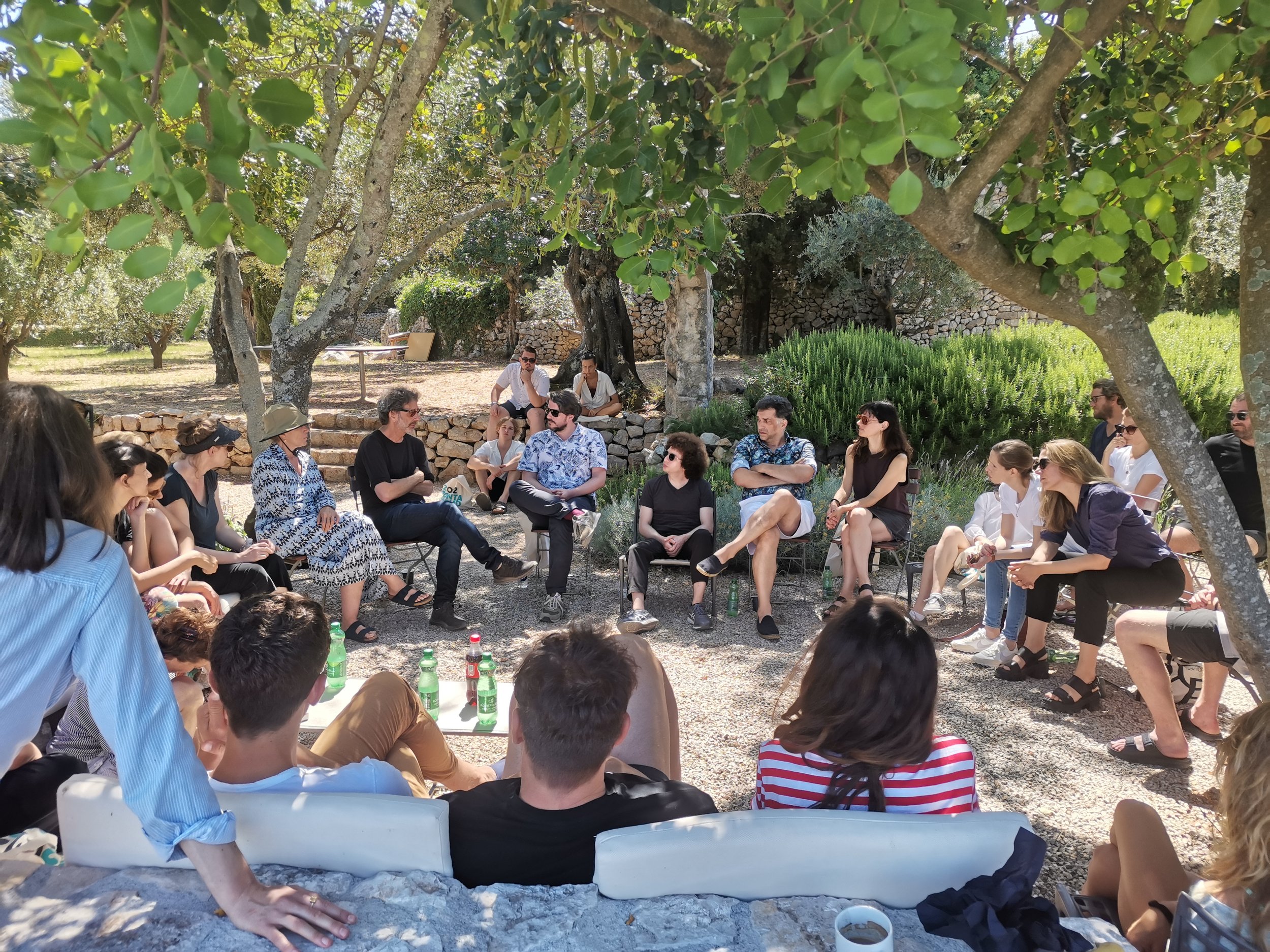 Film Talk - Frances McDormand and Joel Coen with actors, directors and cinematographers on Lopud island  
