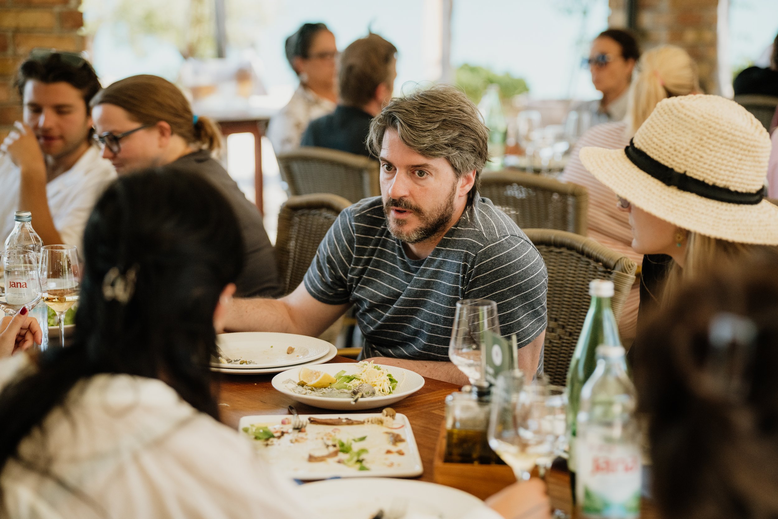 Festivalski ručak u restoranu Ficović, Hodilje, na poluotoku Pelješcu