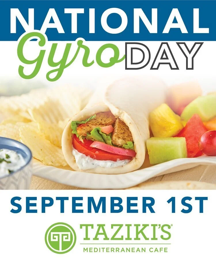 Taziki's Celebrates National Gyro Day