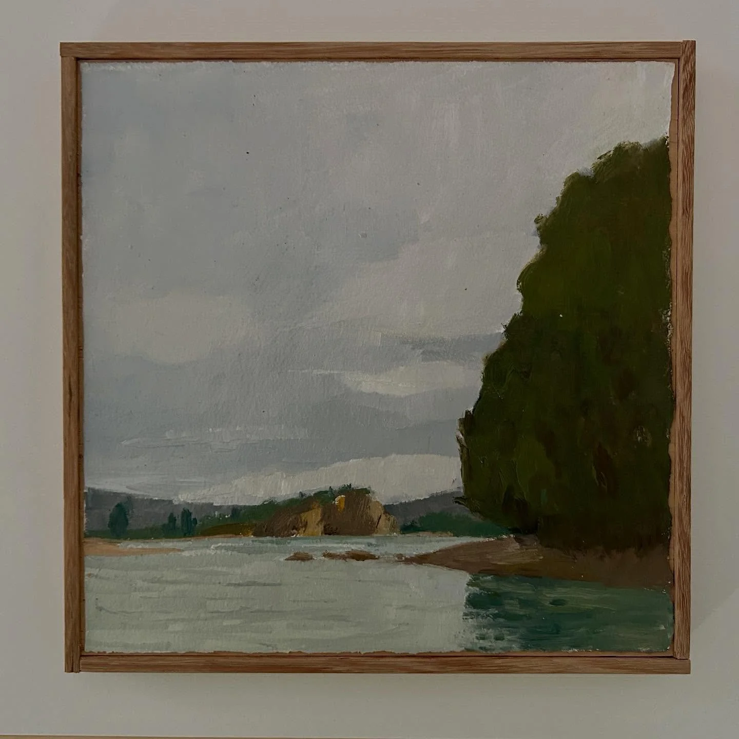 Mossy Point. Oil on Arches paper. Available on my web site.