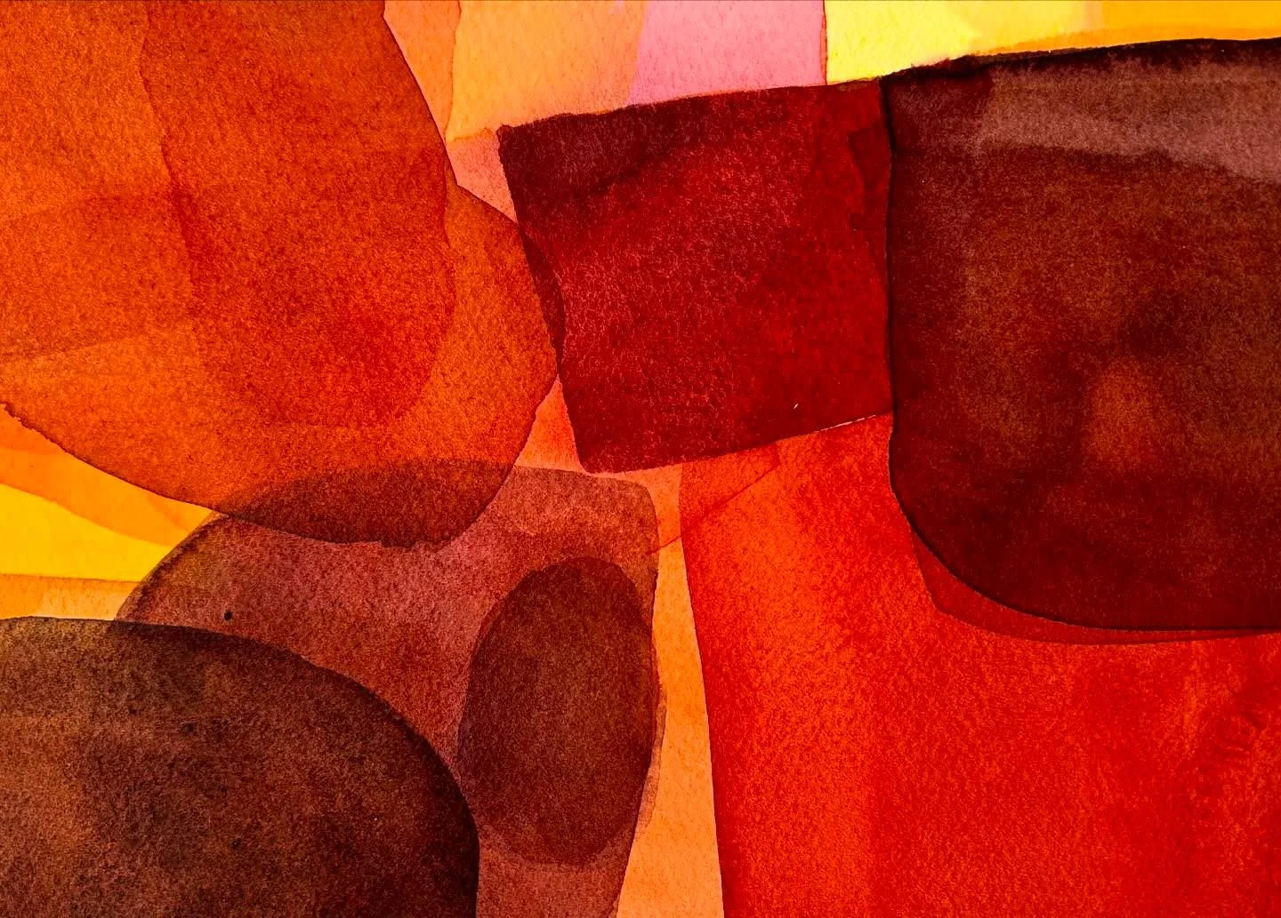 Some red shapes vying for attention.