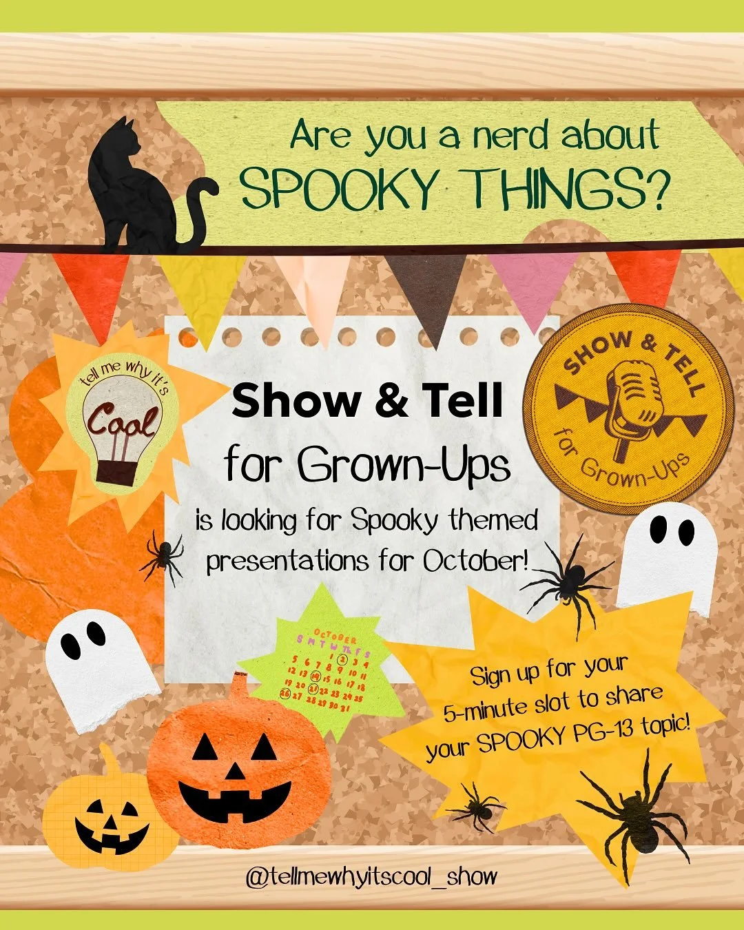 π It’s almost SPOOKY SEASON & we’re SO EXCITED!! π»
We want to bring out all of our Spooky nerds to tell us why stuff is cool!
π¬ Do you have lore about your favorite scary movie?
π§‍βοΈ Historical facts about where the imaginar