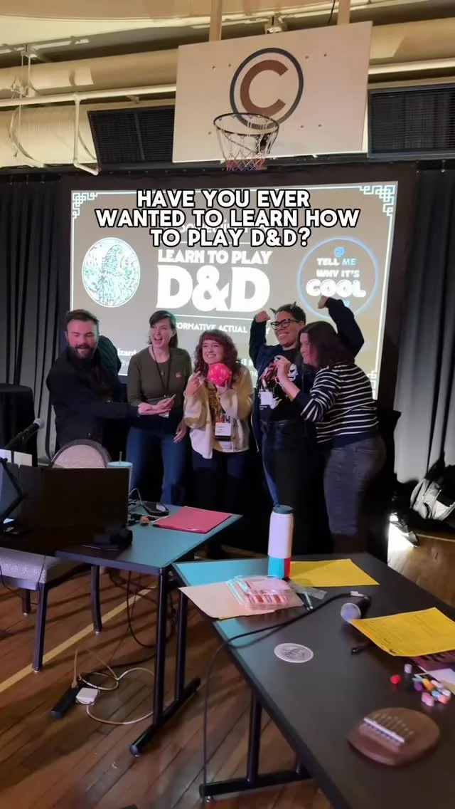 Calling all my cool D&D nerds in Chicagoland!
@tellmewhyitscool_show is teaming up with @wizardstaffing to bring you the second installment of Try Something New: Learn to Play D&D!
We bring together enthusiasts and newbies to learn more abo