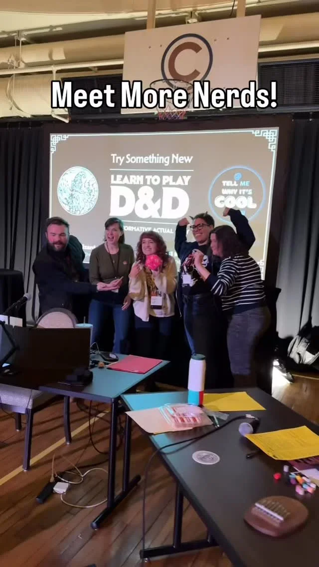 π€ Meet more cool nerds! π
This Friday, September 26th we’re hosting a live show where we gather a bunch of nerds at @chicagoathletichotel to learn more about about D&D
π° If you’ve played a ton before or you’re brand new, th