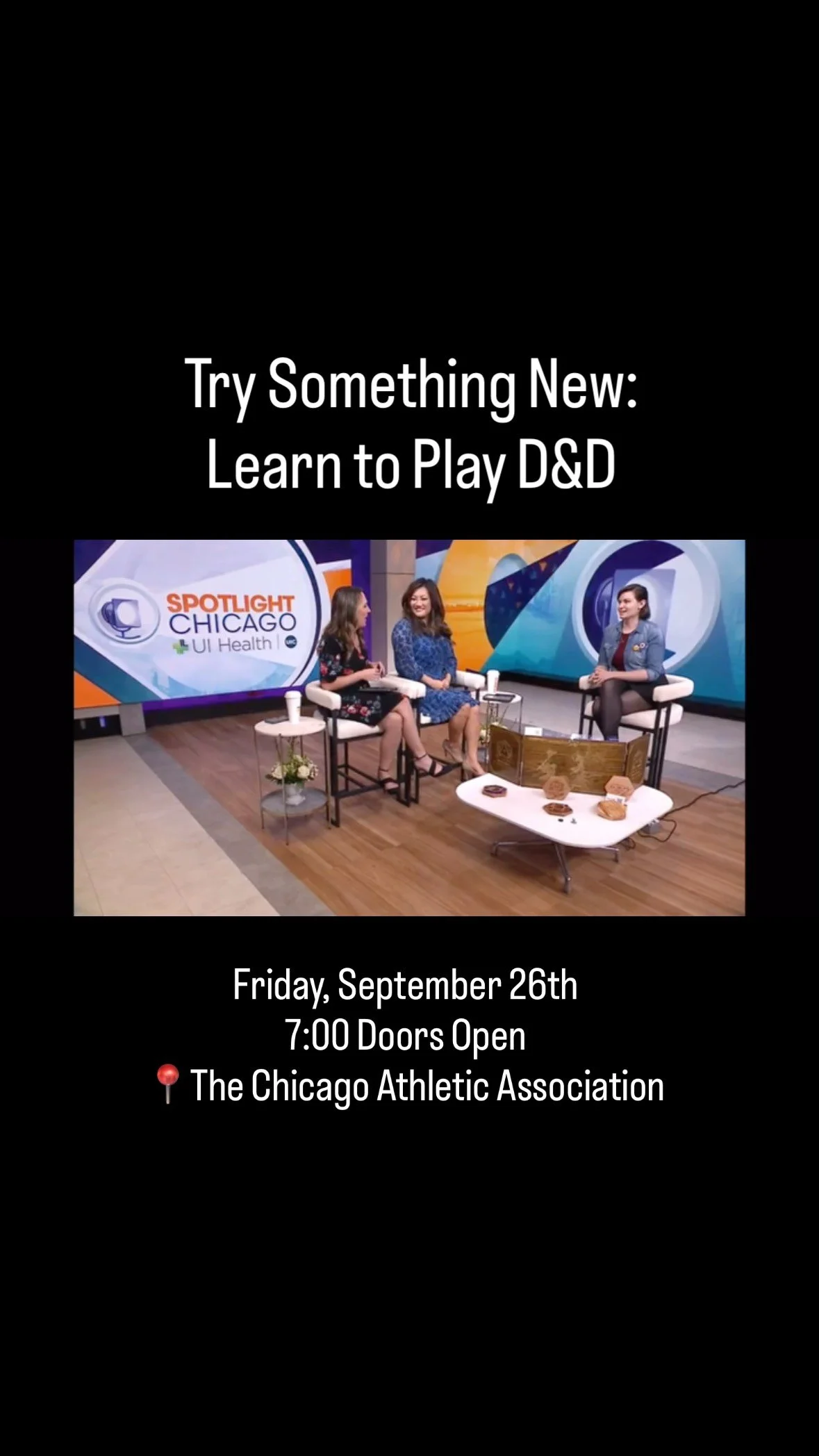 Come to the show “as seen on TV” ππ€
Thank you @spotlightwgn & @anisa_sakile for our chance to tell the Chicagoland area about our awesome event tomorrow night!
@tellmewhyitscool_show & @wizardstaffing are teaming up to Try Som
