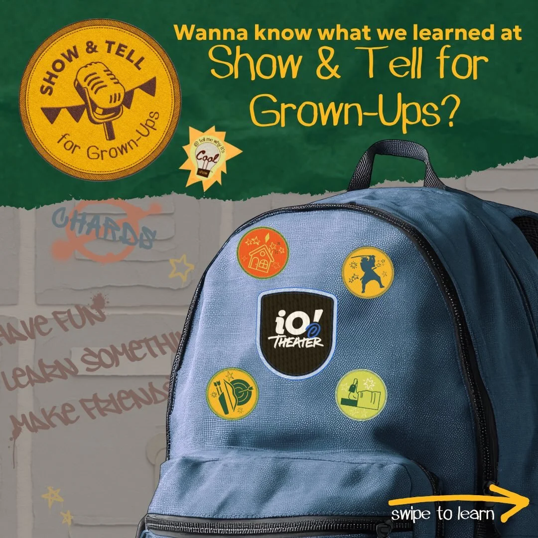 🤩 Check it out! We learn some pretty cool things at Show &amp; Tell for Grown-Ups!

Join us again this week for more cool stuff shared by cool people.

Multiple shows a month. We can&rsquo;t wait for you to join the fun 🎉

#trivia #hobby #showandte