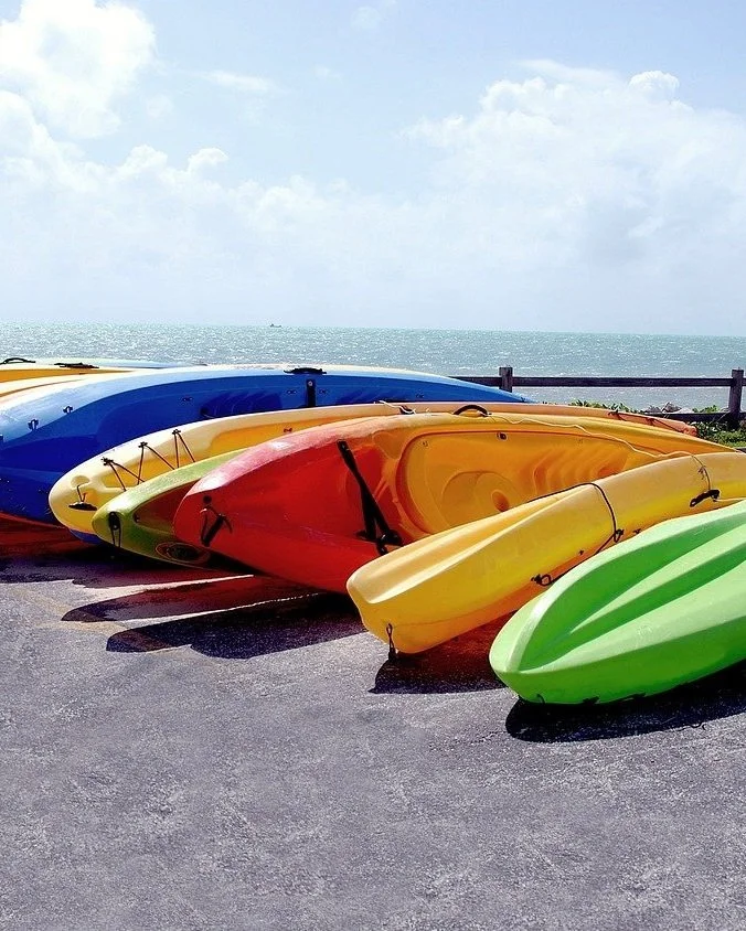 Kaying canoeing in the poconos