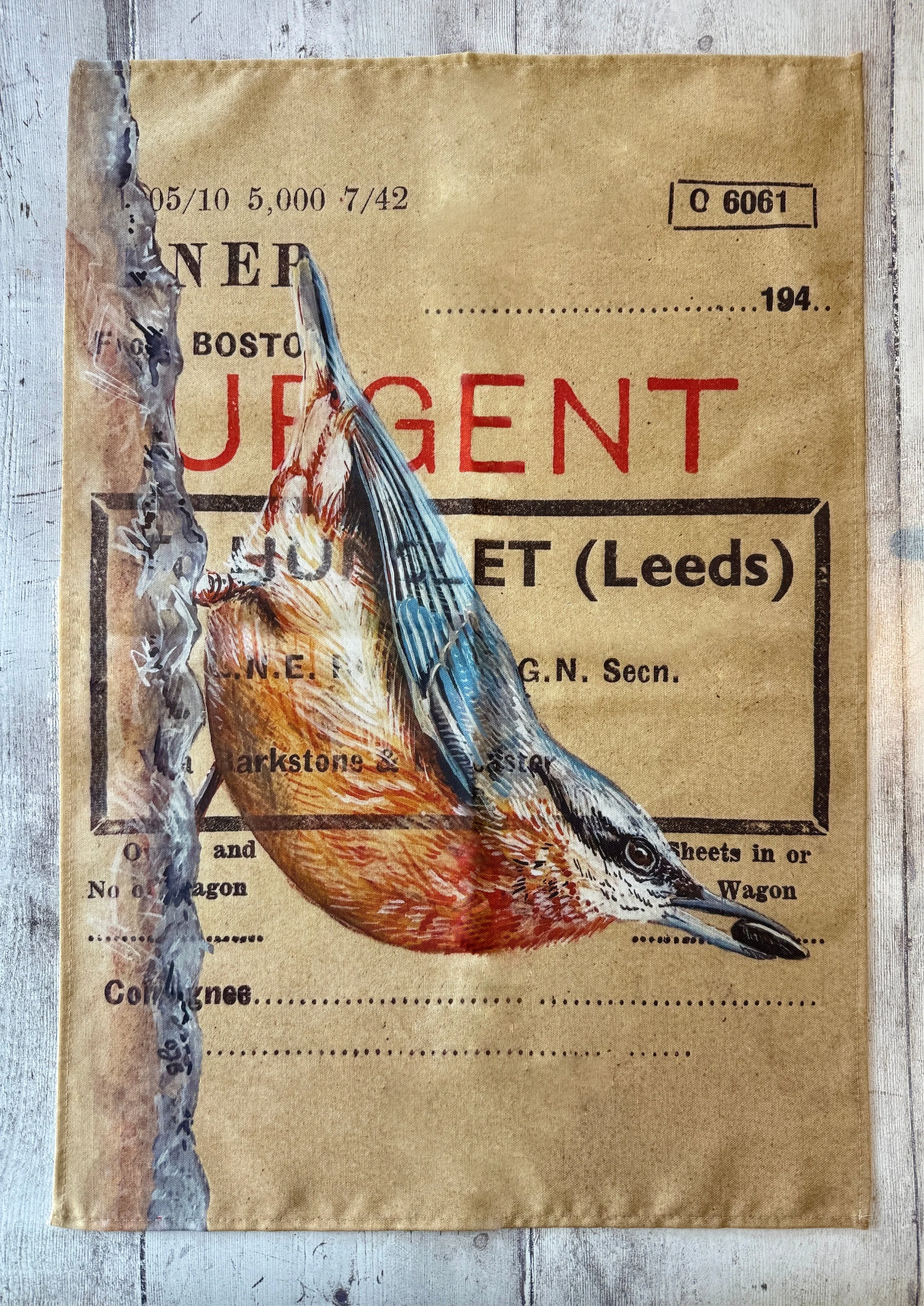 Teatowel - Nuthatch