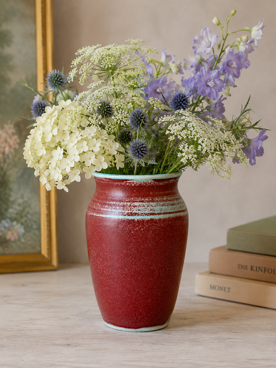 Rustic Vase with Lavender Blooms.png
