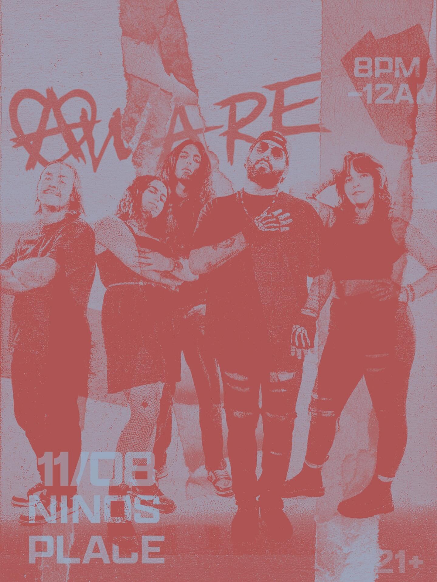 Nino&rsquo;s next Saturday! 

Catch us at one of our last shows of 2025! We&rsquo;ll be brining out the classics and some new covers starting at 8PM till Midnight😎🔥 @ninosplace209 

This show is 21+ 

#alternative #hardrock #thebandaware #209 #cent
