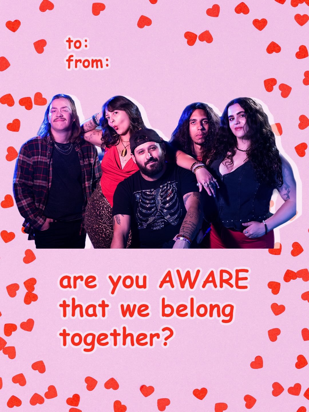 Sending out peace and love this Valentine&rsquo;s Day😎❤️

#alternative #hardrock #thebandaware #209 #centralvalley