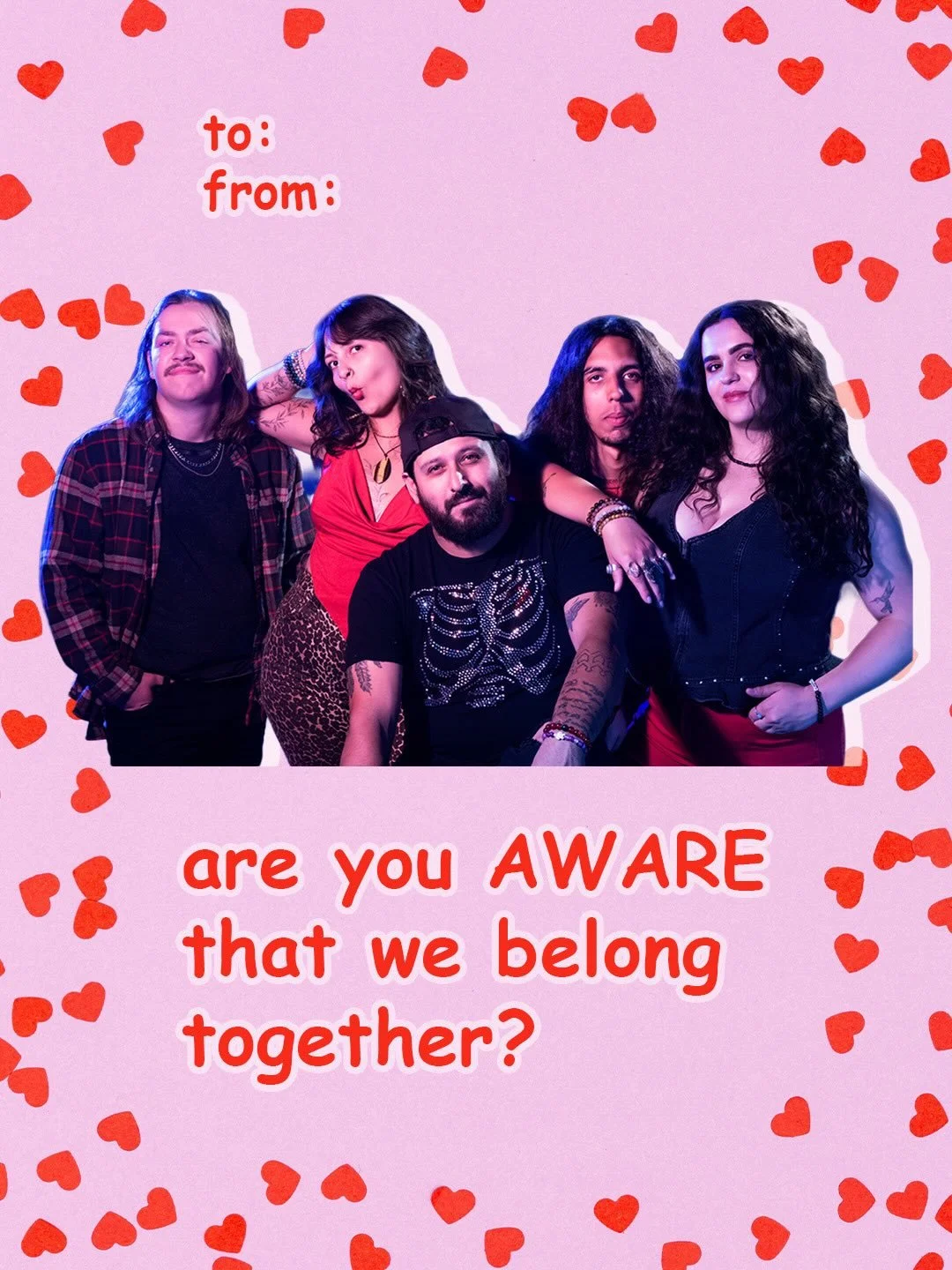 Sending out peace and love this Valentine&rsquo;s Day😎❤️

#alternative #hardrock #thebandaware #209 #centralvalley