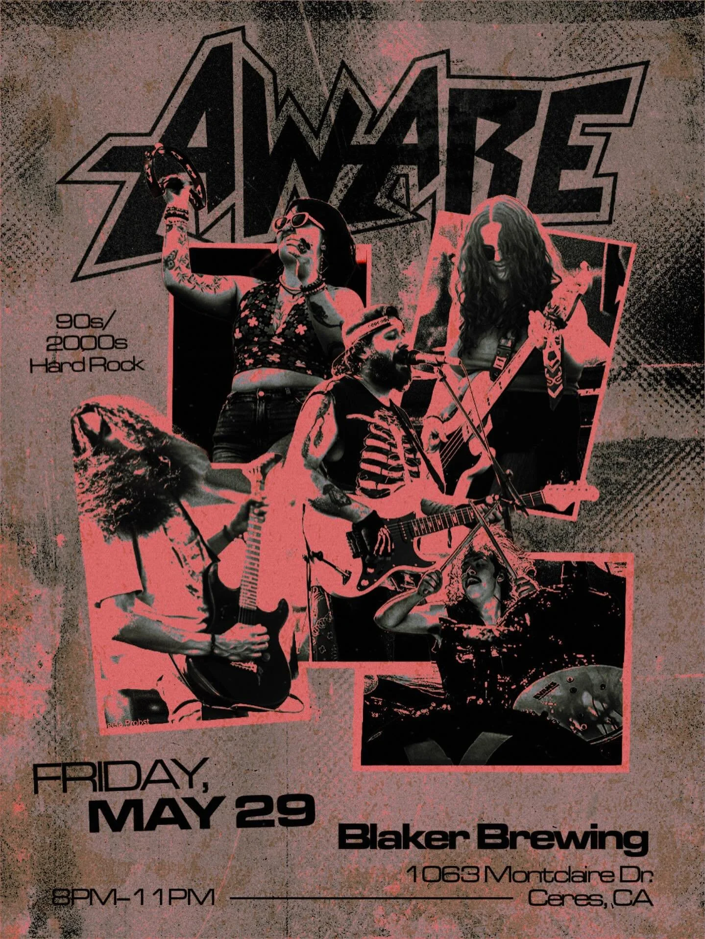 Making our debut @blakerbrewing NEXT FRIDAY🔥🔥🔥

Catch some of the best hard rock hits from the 90s/ 2000s plus original music😎 Kick off the weekend with some good tunes and good drinks, see you there! 

#alternative #hardrock #thebandaware #209 #