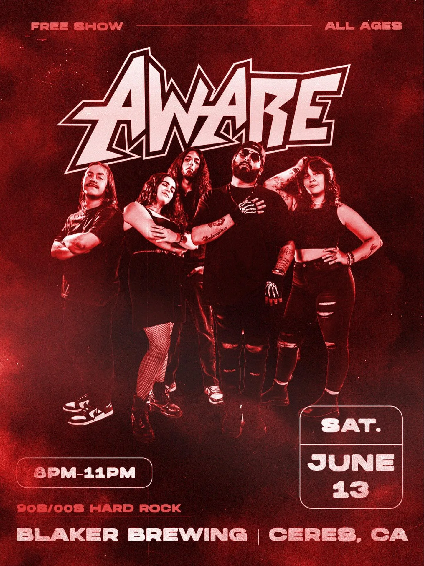 Switching things up&hellip; The show is still on for Saturday, June 13th but at Blaker Brewing in CERES‼️ 8PM-11PM

☀️SUMMER SHOWS☀️

&bull;June 13th- Blaker Ceres
&bull;July 10th- The Tarmac
&bull;July 31st- Blaker Ceres
&bull;August 1st- Rockfest
&