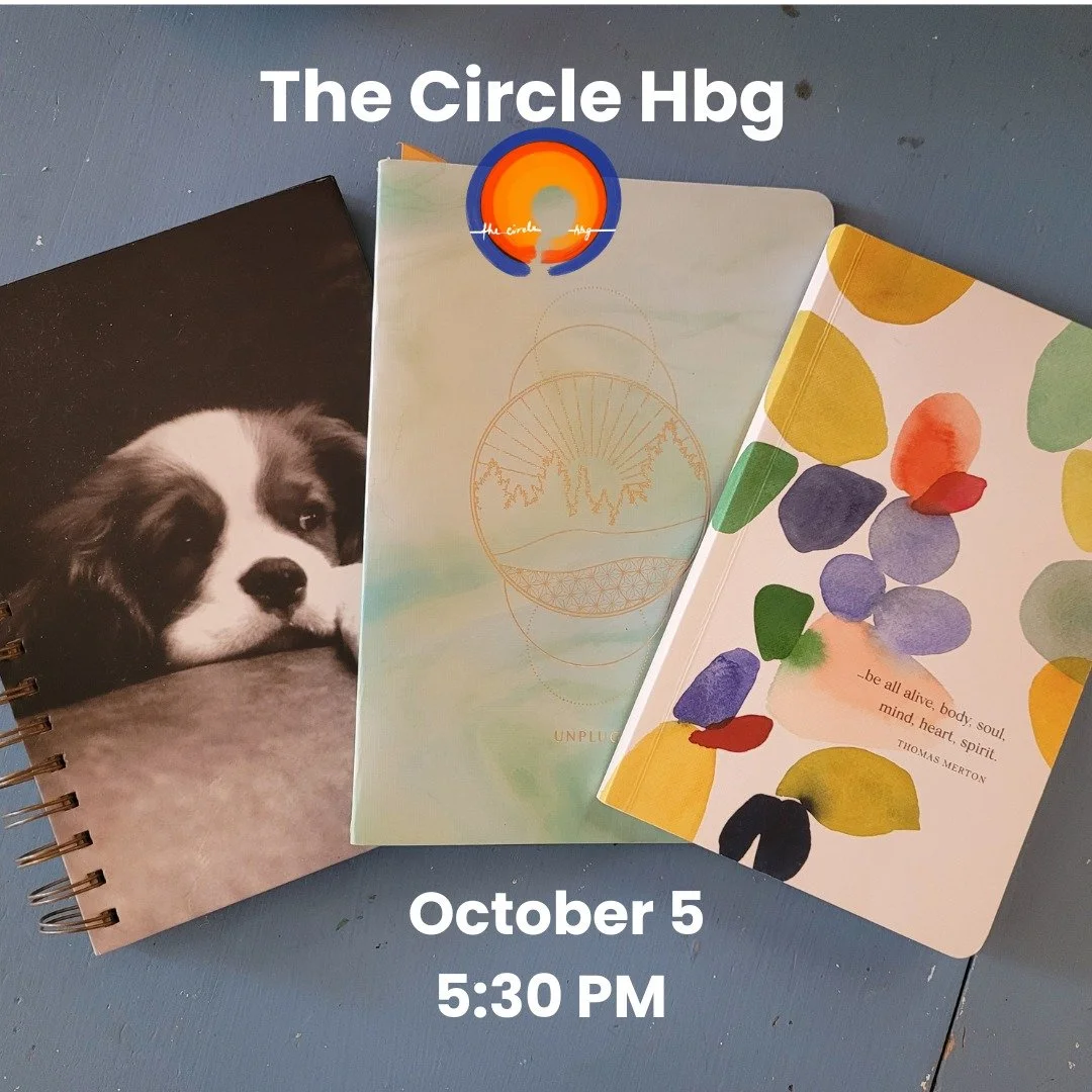 We are meeting tomorrow night at 5:30 PM at the Quaker Meeting House in Harrisburg. Jenn will lead us through a guided writing exercise as we consider what we have learned, what we have let go of, and what we have held onto. If you have one, bring a 