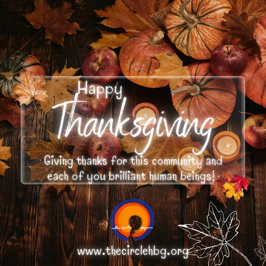 As you gather over the Thanksgiving meal, whether in a space you feel seen and known or a space in which you yearn for celebration of your truest self, know that you are loved and valued and worthy of abundance. We see you and adore you - queer or no