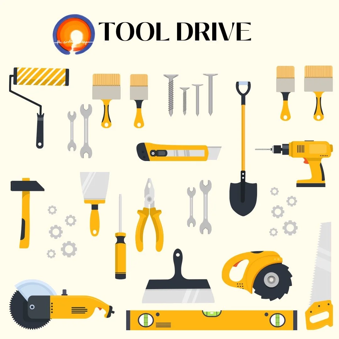If you have any extra tools you can donate to the new tool library, please bring them to The Circle Hbg gathering this Sunday, December 21 at 5:30 PM at The Londonderry School at 1800 Bamberger Rd. 

We will ensure your tools are donated! 

#thecircl