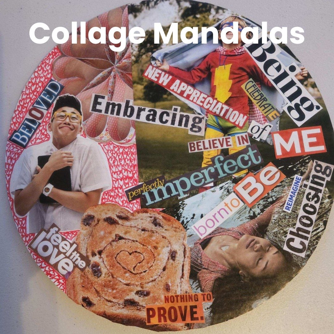 Join The Circle Hbg this coming Sunday, January 18, from 5:30 PM to 6:45 PM to create collage mandalas of our 2026 Soul Words. If you do not have a Soul Word, you will be offered one on Sunday. 

If you want to work ahead, feel free to cut out and br