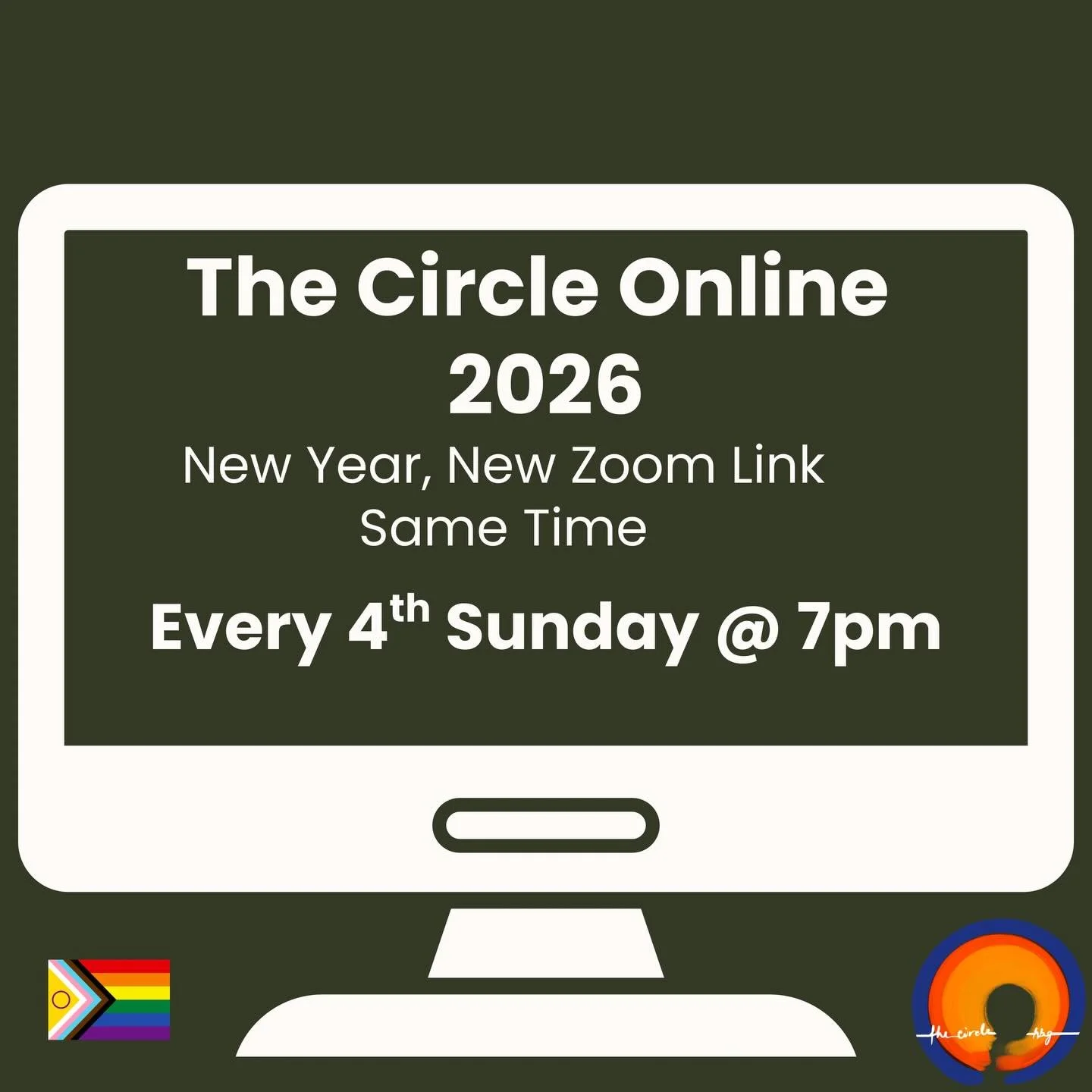 The Circle Online is back for 2026!!!! 
On January 25 at 7pm, we will gather virtually to begin our year together with &ldquo;Soul Words.&rdquo; Receiving a soul word is  a gentle practice that invites us to look for what might be stirring in our spi