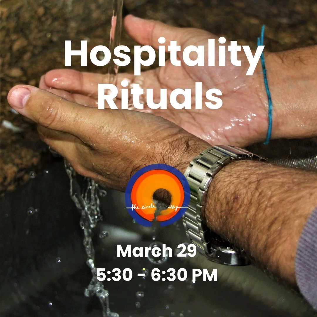 The Circle Hbg is offering hand and/or foot washing as a ritual of hospitality. Join us to participate or simply to be in a quiet space. 

Sunday, March 29 
5:30 to 6:30 PM 
The Harrisburg Quaker Meeting 
1100 N. 6th Street 

#thecirclehbg
#thecircle