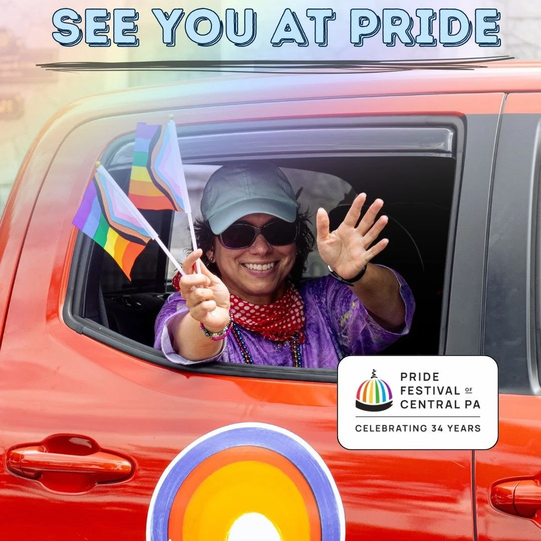 The Circle Hbg is featured as part of the promotion for Pride of Central PA. 

Such a cute picture! 

We are once again creating a float for the Pride Parade. Details and work dates coming soon! 

#thecirclehbg
#queercommunity
#queeradjacent
#alliest