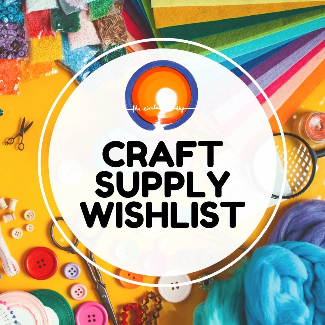 We are still looking for a few craft items for the Children's Circle and Pizza &amp; Parables (youth 9 - 14). If you'd like to donate any of these items, we have an Amazon wishlist. The link is here and in the comments. 

https://www.amazon.com/hz/wi
