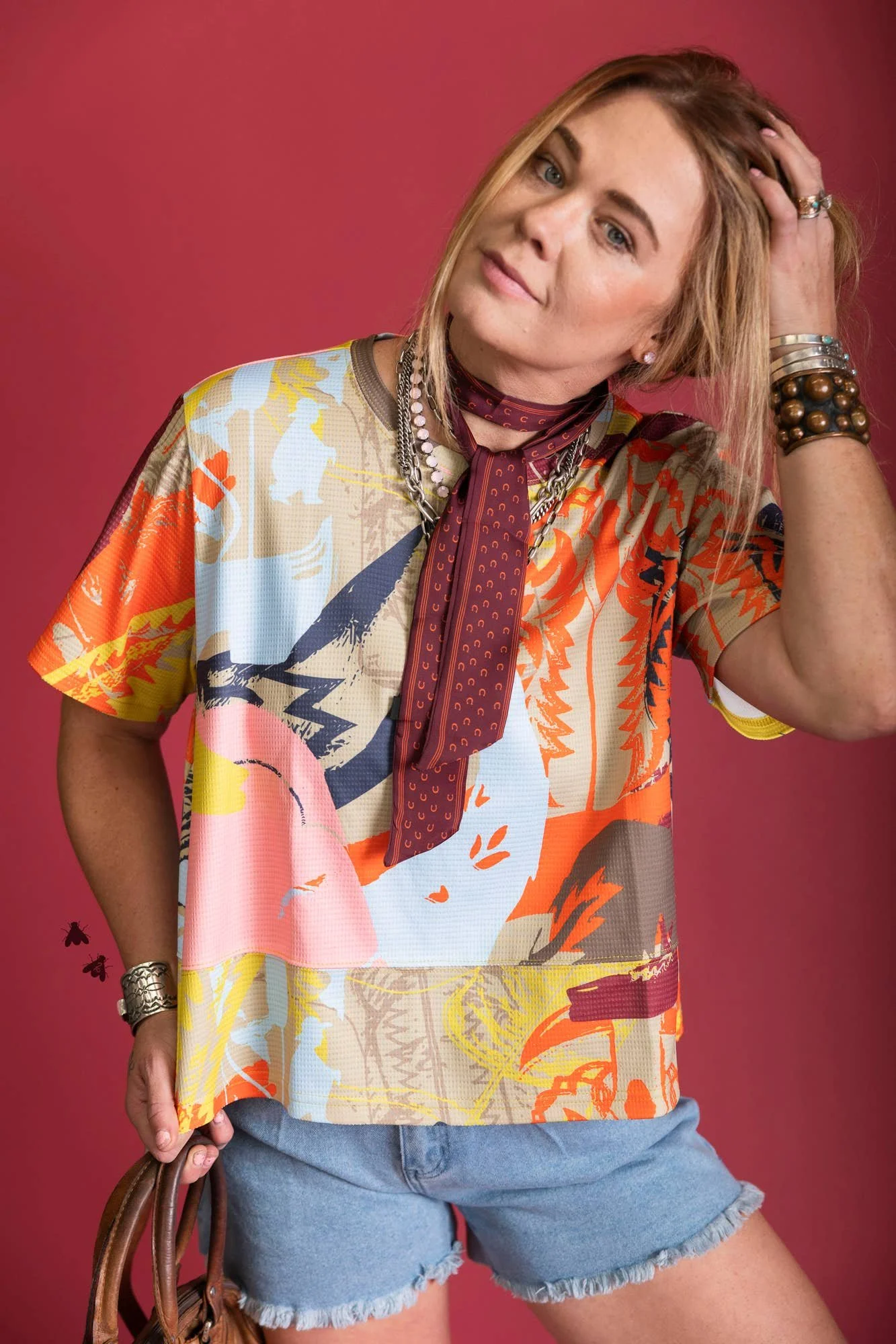 Neon Cowgirl Top