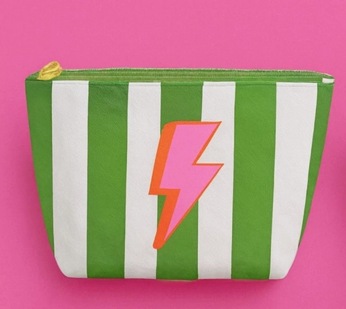 Lightning Striped Pouch